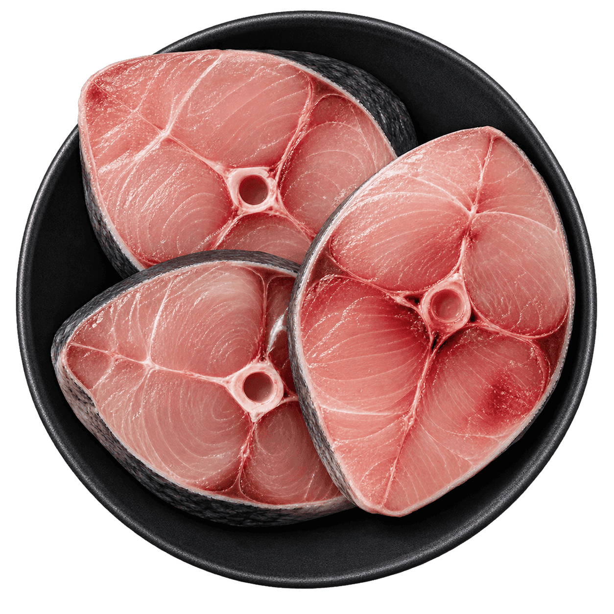 Fresh fish steaks